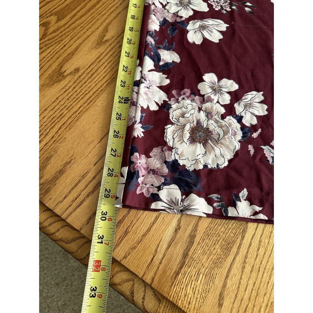 Anthropologie Yumi Kim Floral Print Cutout Jumpsuit Size M Date Night Bow Classy - Picture 15 of 16